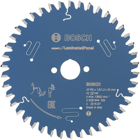 Districts HM de 140x1.8 / 1.3x20 42z WZ Bosve 1 pièce expert pour panneau laminé-Leggi tutto