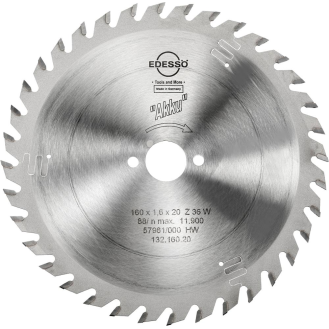 HW Kreissägebl. Akku 160x1,6x20mm Z36 W-Beschreibung lesen