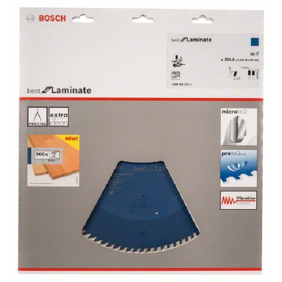 HM-Kreissägeblatt 305x2,5/1,8x30 96Z VE à 1 Stück Best for Laminate HM-Kreissägeblatt 305x2,5/1,8x30 96Z VE à 1 Stück Best for Laminate-Beschreibung lesen