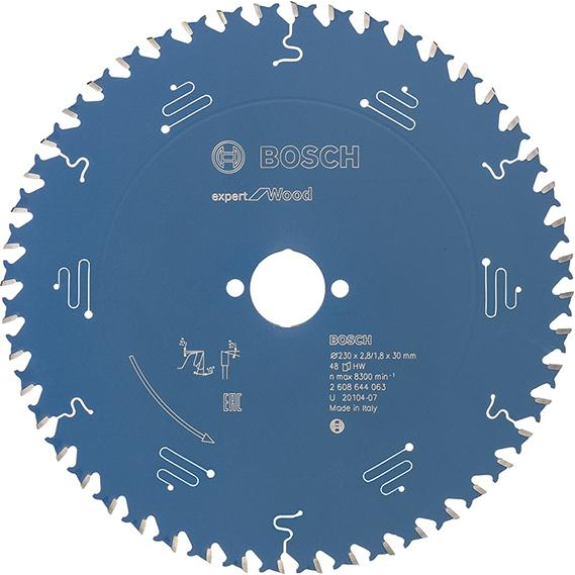 HM Circular Saw Blade 230x2.8x30mm Z48 W Wood Expert-Leggi tutto