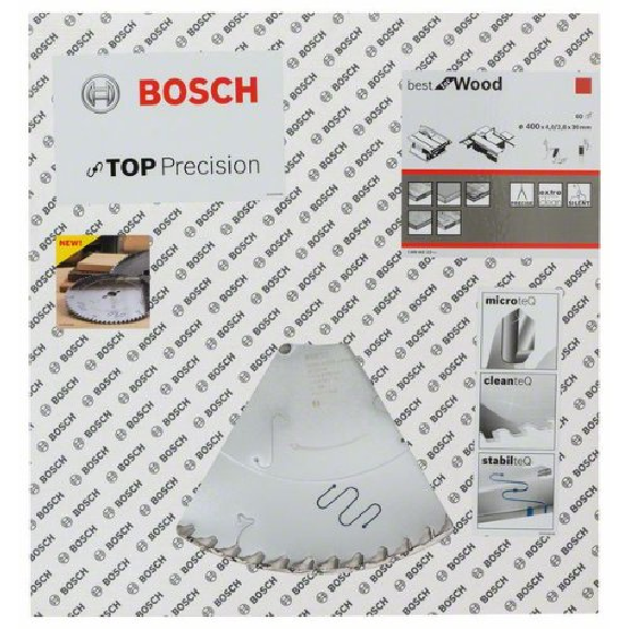 HM-Kreissägeblatt 400x4/2,8x30 60Z WZ VE à 1 Stück Top Precision Best f Wood-Beschreibung lesen