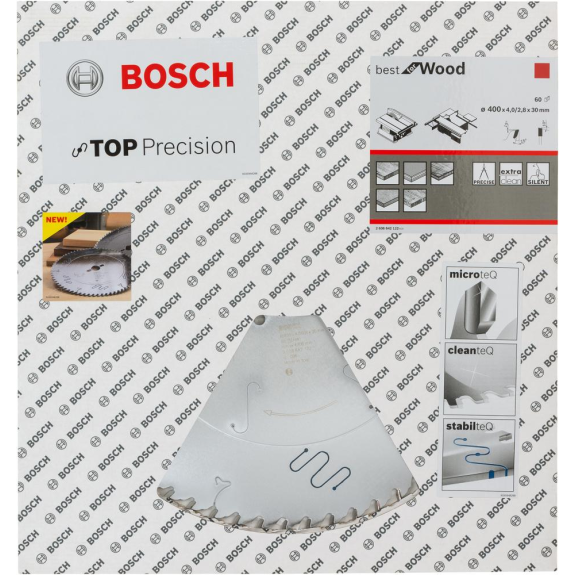 HM-Kreissägeblatt 400x4/2,8x30 60Z WZ VE à 1 Stück Top Precision Best f Wood-Beschreibung lesen