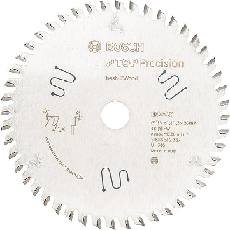 HM-Kreissägeblatt 165x1,8/1,3x20 56Z TF  VE à 1 Stück Top Precision MultiMat-Beschreibung lesen
