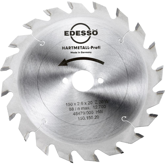HW Kreissägebl. Profi 150x2,6x20mm Z20 W HW Kreissägebl. Profi 150x2,6x20mm Z20 W-Beschreibung lesen