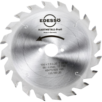 HW Kreissägebl. Profi 150x2,6x20mm Z20 W-Beschreibung lesen