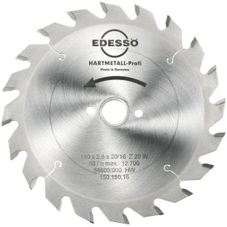 HW Kreissägebl. Profi 150x2,6x16mm Z20 W-Beschreibung lesen