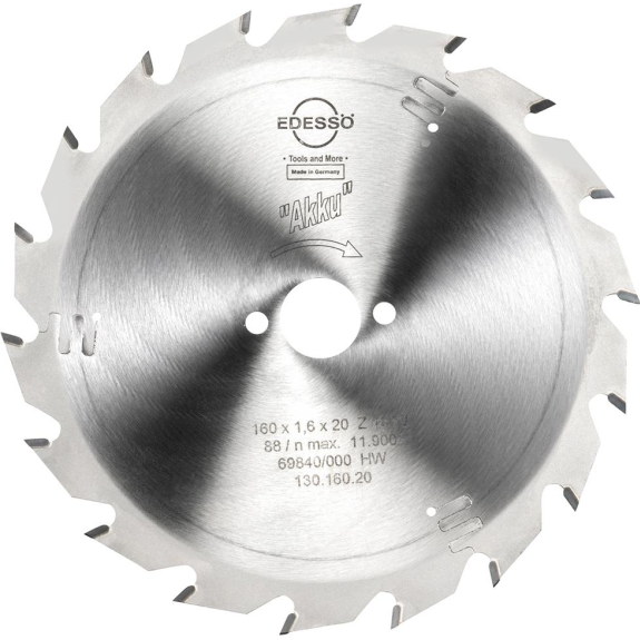 HW Kreissägebl. Akku 160x1,6x20mm Z18 W HW Kreissägebl. Akku 160x1,6x20mm Z18 W-Beschreibung lesen