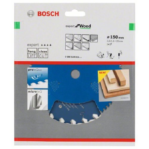 HM-Kreissägeblatt 150x2,6/1,6x20 24Z WVE à 1 Stück Expert for Wood-Beschreibung lesen