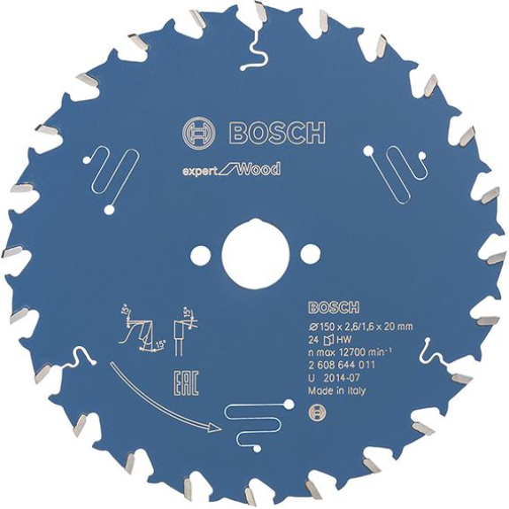 HM-Kreissägeblatt 150x2,6/1,6x20 24Z WVE à 1 Stück Expert for Wood-Beschreibung lesen