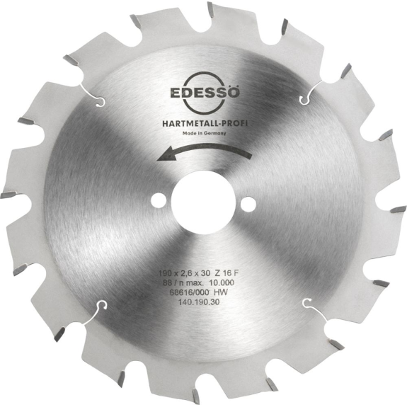 HW Kreissägebl. Profi 190x2,6x30mm Z16 F HW Kreissägebl. Profi 190x2,6x30mm Z16 F-Beschreibung lesen