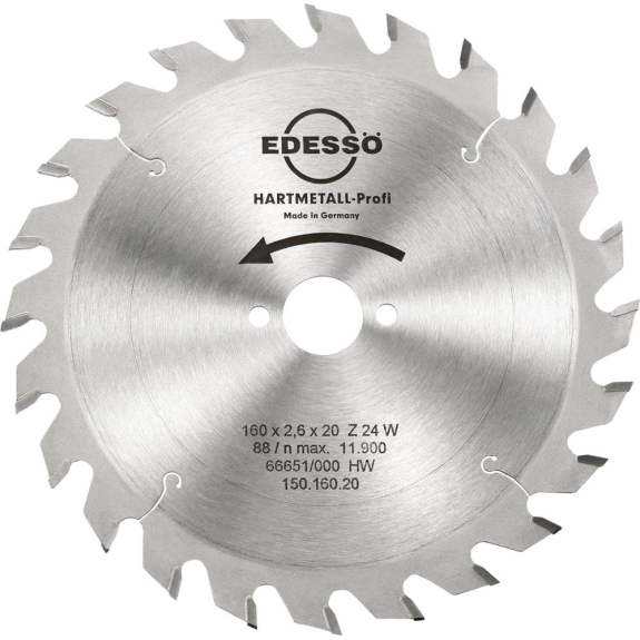 HW Kreissägebl. Profi 160x2,6x20mm Z24 W HW Kreissägebl. Profi 160x2,6x20mm Z24 W-Beschreibung lesen