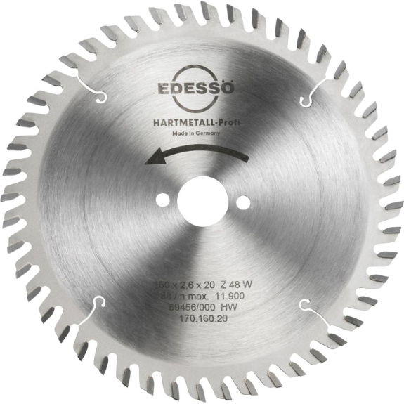 HW Kreissägebl. Profi 160x2,6x20mm Z48 W-Beschreibung lesen