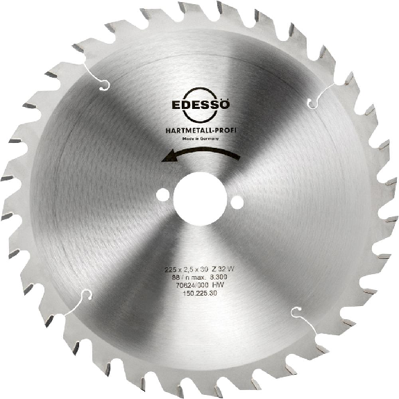 HW Kreissägebl. Profi 225x2,5x30mm Z32 W HW Kreissägebl. Profi 225x2,5x30mm Z32 W-Beschreibung lesen
