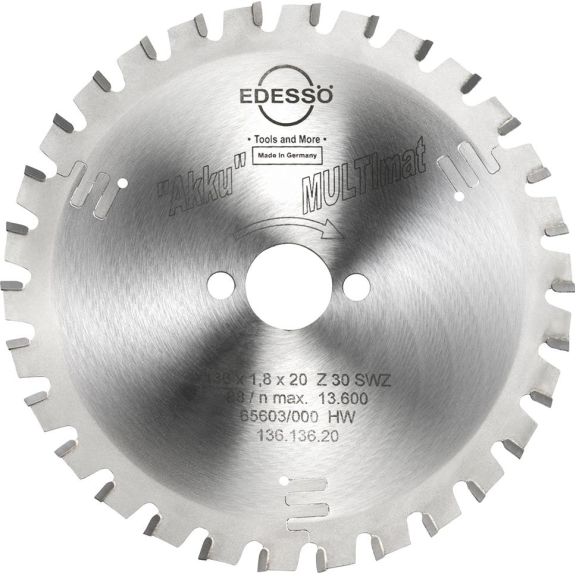 HW Kreissägebl. Akku 136x1,8x20mm Z30 SWZ HW Kreissägebl. Akku 136x1,8x20mm Z30 SWZ-Beschreibung lesen