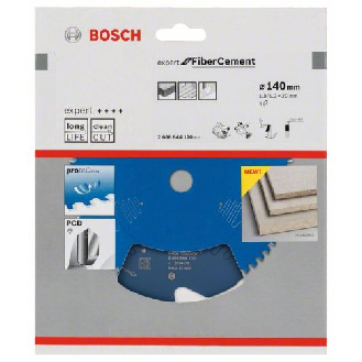 HM-Kreissägeblatt 140x1,8/1,3x20 4Z TCG BosVE à 1 Stück Expert for Fiber Cement-Beschreibung lesen