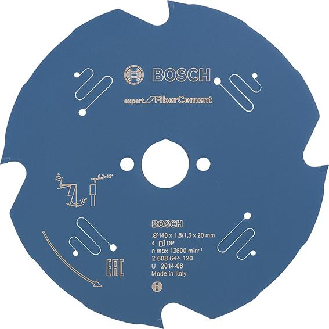 HM-Kreissägeblatt 140x1,8/1,3x20 4Z TCG BosVE à 1 Stück Expert for Fiber Cement-Beschreibung lesen