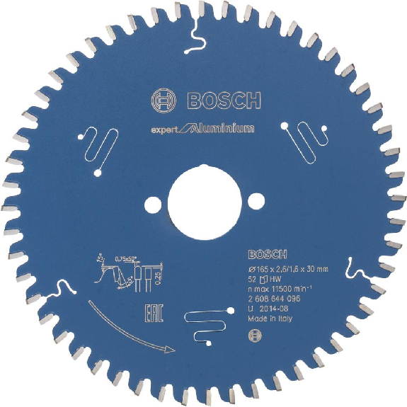 HM Kreissägeblatt 165x2,6x30mm Z52 TF-Expert Aluminium-Beschreibung lesen
