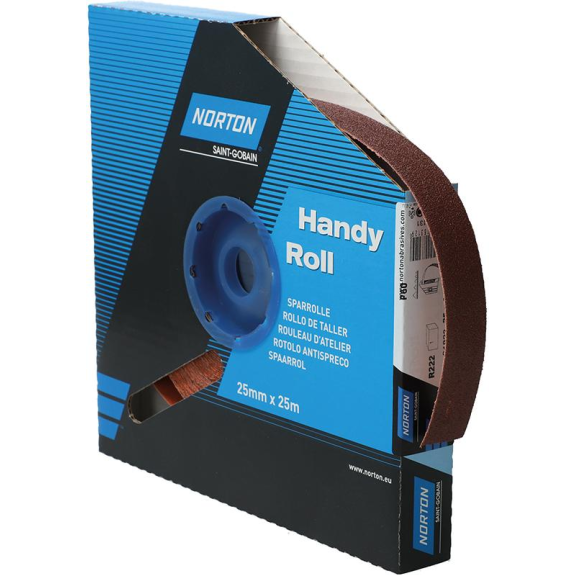 Schleifrolle 25 mm x 25 m P60 Schleifrolle 25 mm x 25 m P60-Beschreibung lesen