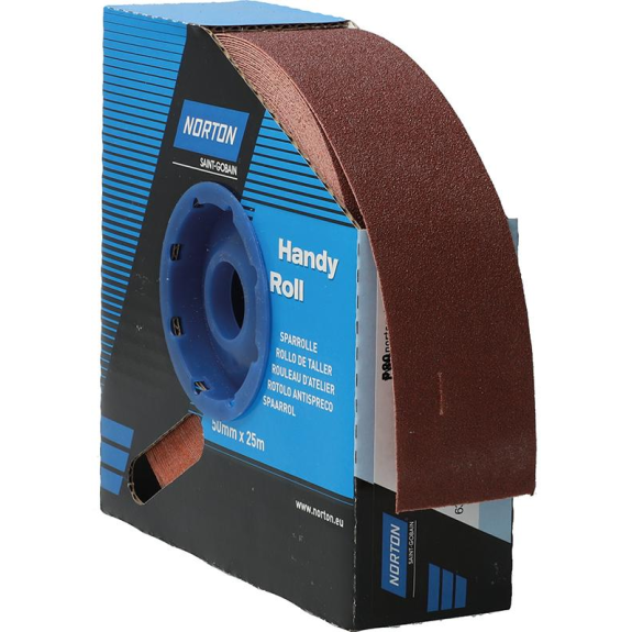 Schleifrolle 50 mm x 25 m P80 Schleifrolle 50 mm x 25 m P80-Beschreibung lesen