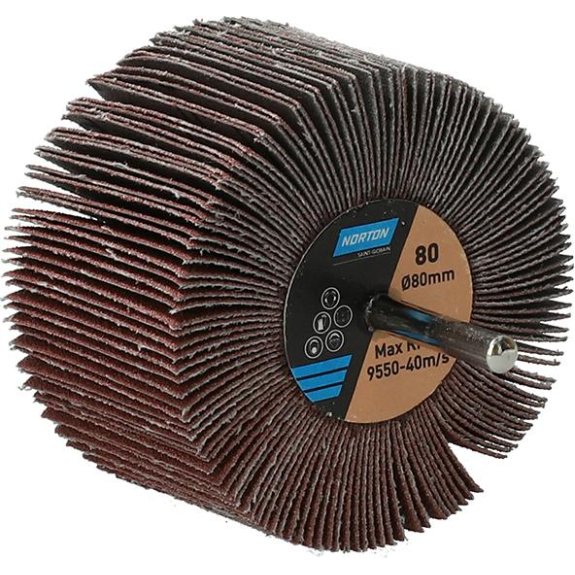 Fächechleifer m.Schaft R207Plus 80x50x6 P80-Beschreibung lesen