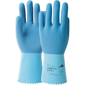 Handschuh Camatex 451, Gr. 9, blau-Beschreibung lesen
