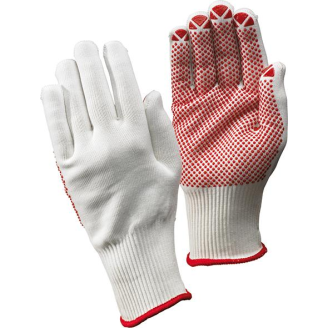 Strickhandschuh Packer, genoppt,weiß, Gr.8 FORTIS-Beschreibung lesen