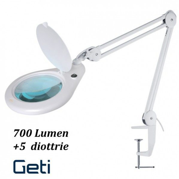 Lampe à LED avec loupe 5 dioptries - 700 lumens-Lire la description