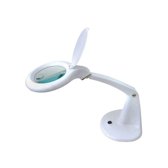 Lampada da tavolo a LED con lente d'ingrandimento-Leggi tutto