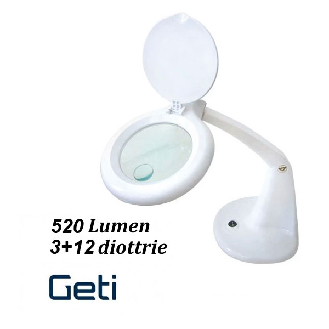 Lampada da tavolo a LED con lente d'ingrandimento-Leggi tutto