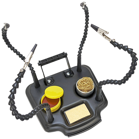 Supporto per saldatura a 4 bracci flessibili con clip a coccodrillo-Leggi tutto