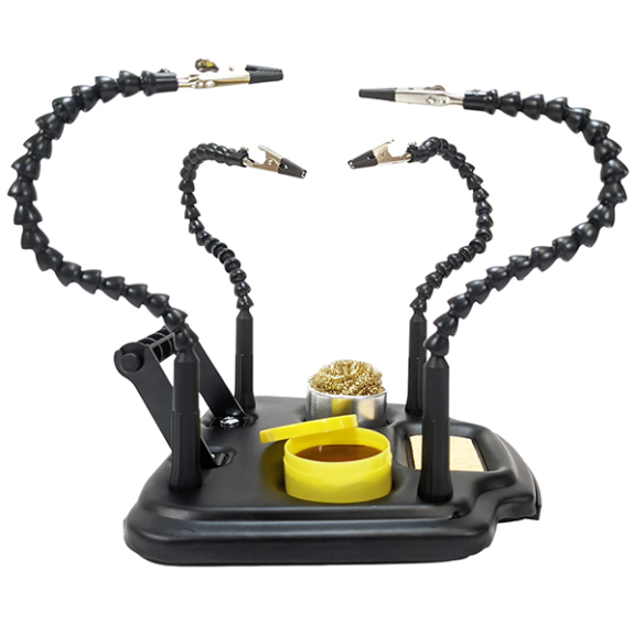 4 Support de soudage aux bras flexibles avec clip de crocodile-Leer más