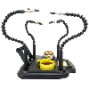 Supporto per saldatura a 4 bracci flessibili con clip a coccodrillo