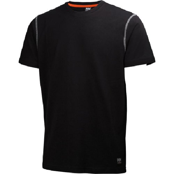 T-shirt Oxford, Gr. L, Schwarz-Leggi tutto