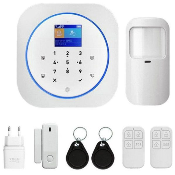 Ensemble Antifurto Wi-Fi/GSM/ALEXA et GOOGLE HOME-Lire la description