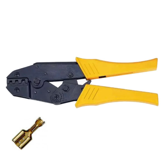 Pinza per crimpare connettori faston non isolati Pinza per crimpare connettori faston non isolati-Leggi tutto