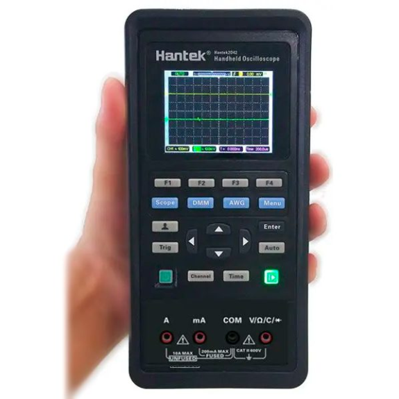 Oscilloscopio 2CH - 70 MHz+Generatore forme d'onda+Multimetro-Leggi tutto
