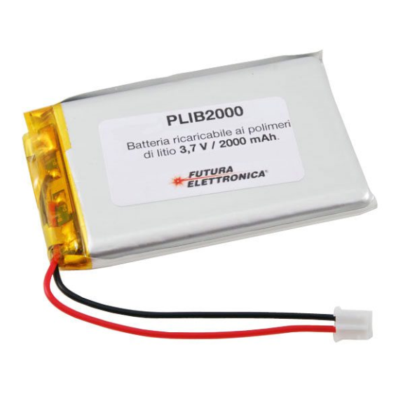 Batterie rechargeable avec des polymères de lithium 2 A-Leer más