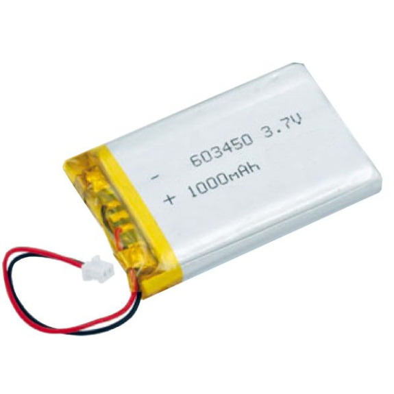 3,7 V 1000 Batterie polymères au lithium mais connecteur 2 mm-Leer más