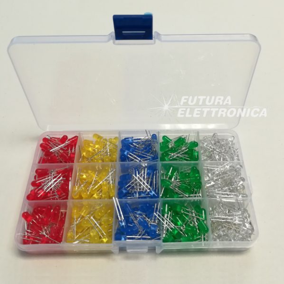 Box 500 pièces LED 5 mm différentes couleurs-Leer más