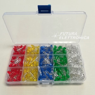 Box 500 pezzi LED 5 mm colori vari-Leggi tutto