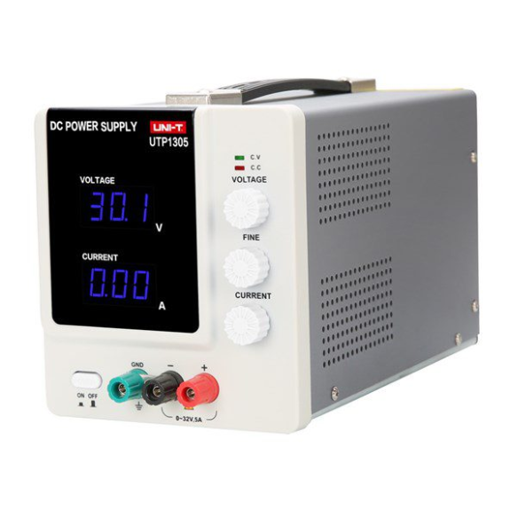 Alimentatore da laboratorio lineare 0-32 V/5 A,  UNI-T-Leggi tutto