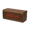 Wooden Clock -Sveglia digitale con temperatura e calendario