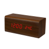 Wooden Clock -Sveglia digitale con temperatura e calendario