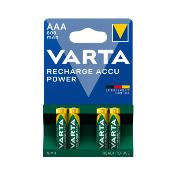 Batteria varta aaa prêt à l'emploi - 4 pz-Leer más