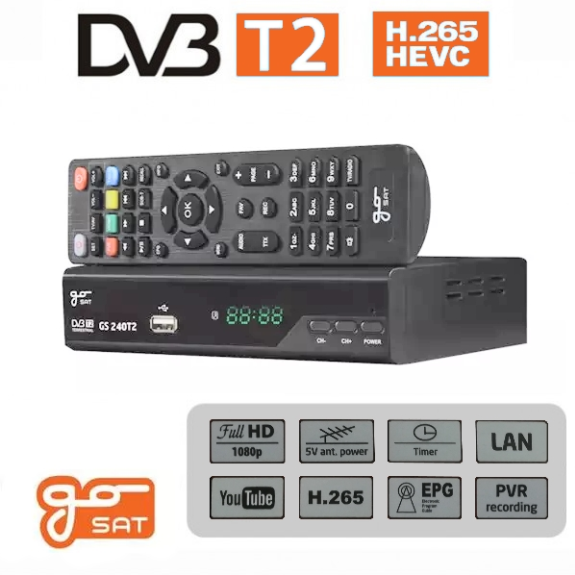 Ricevitore TV digitale terrestre DVB-T2 - H265 - Italiano-Leggi tutto