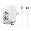 Doppio amplificatore per antenna TV (DVB-T / DVB-T2 / DVB-C)