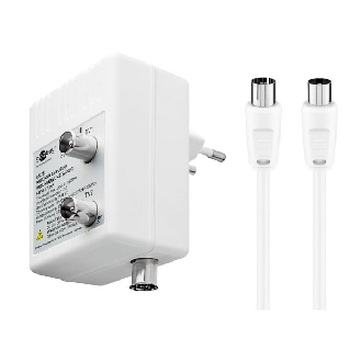 Doppio amplificatore per antenna TV (DVB-T / DVB-T2 / DVB-C)-Leggi tutto