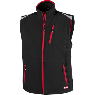 Herren Weste 24, schwarz/rot Gr.XL-Beschreibung lesen