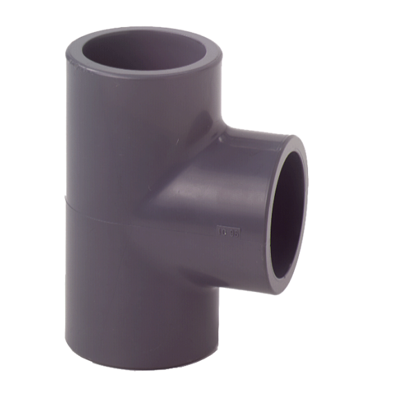 Té 90° égal PVC-U PN10 d200 Té 90° égal PVC-U PN10 d200-Lire la description