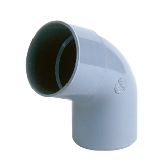 Coude MF 67° PVC décharge  Ø 63*-Lire la description
